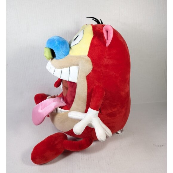 Ren & Stimpy Hug Me Plush Set Nickelodeon 19" Vibrating KidRobot Huggable - Picture 3 of 10